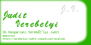 judit verebelyi business card